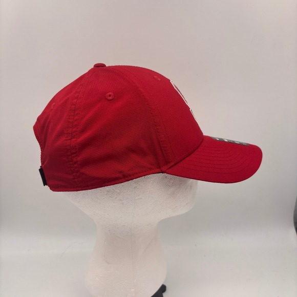 Nike Stanford Cardinal Red Club Cap Adult M L Flex Fit Baseball Hat - Picture 4 of 9